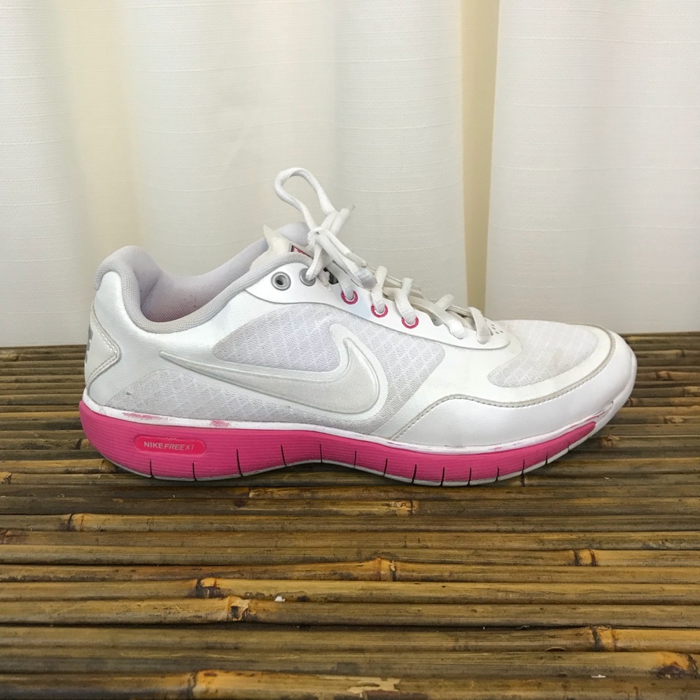 Nike FreeXT White Pink Tennis Shoes Sneakers 7.5 - Picture 2 of 8